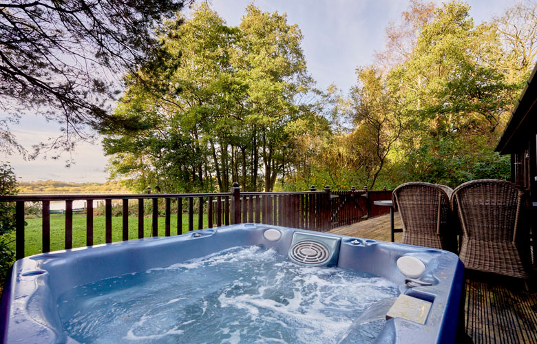 dunnock Hot Tub Lake District Lodges